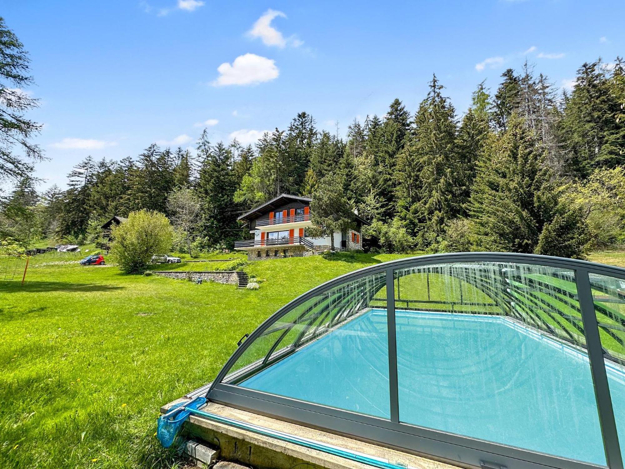 Chalet Familial Les Girolles Aux Portes D'Anzere Arbaz 外观 照片
